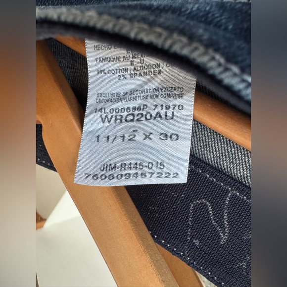 Wrangler Q-Baby Denim Riding Jeans 11/12x30 - Picture 5 of 7